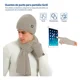 thumbnail image 4 of Gorro Bufanda Guante Conjunto Térmico Invierno Frio Unisex, 4 of 6