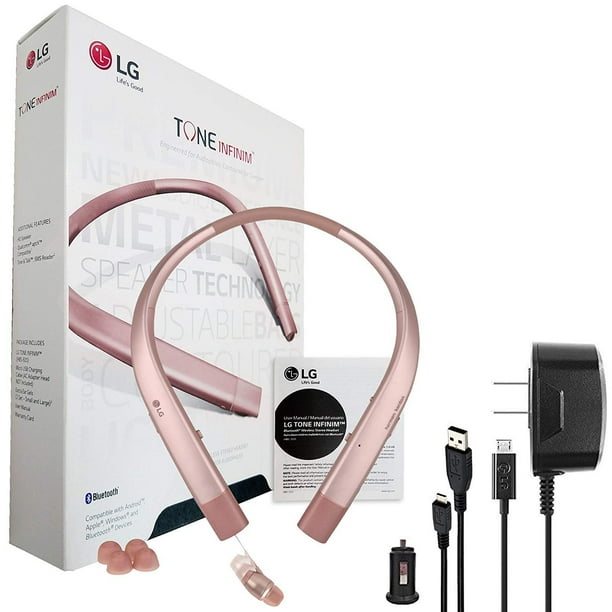 LG Tone INFINIM HBS920 Rose Gold"HD" Bluetooth Headset HiFi Sound By