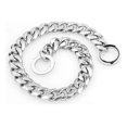 thumbnail image 2 of Collar De Cadena De Perro Pitbull De 15 Mm De Acero Inoxidab Tamaño Del Collar 24 Inches Color Plateado, 2 of 3