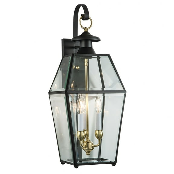Norwell Lighting - Olde Colony - 3 Light Outdoor Wall Mount In Traditional and