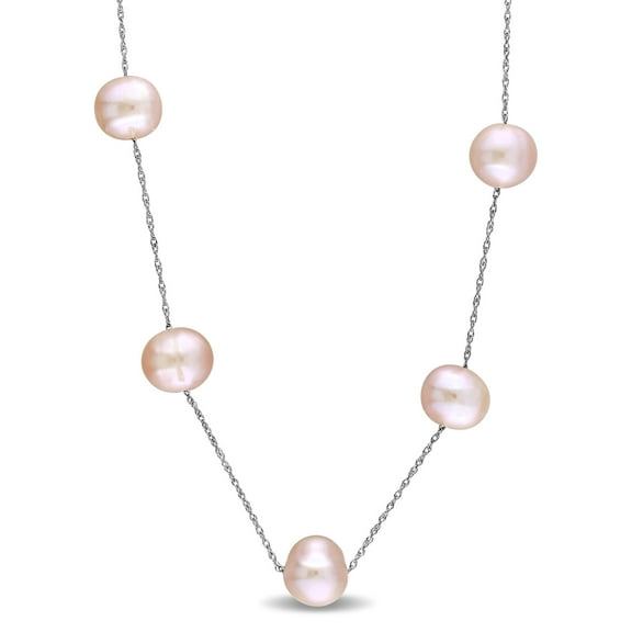 Everly Women's Cultured Pearl 10k White Gold Necklace