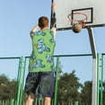 thumbnail image 5 of Naloa Motorcycle Riding Dinosaur Basketball Jersey Reversible Men's Mesh Athletic Sports Shirts Training Practice S-4XLLarge, 5 of 6