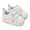 White, variant on Zecgelong Toddler Shoes Boys Girls Sneakers Kids Non Lightweight Comfortable Walking Shoes Size US:4 White