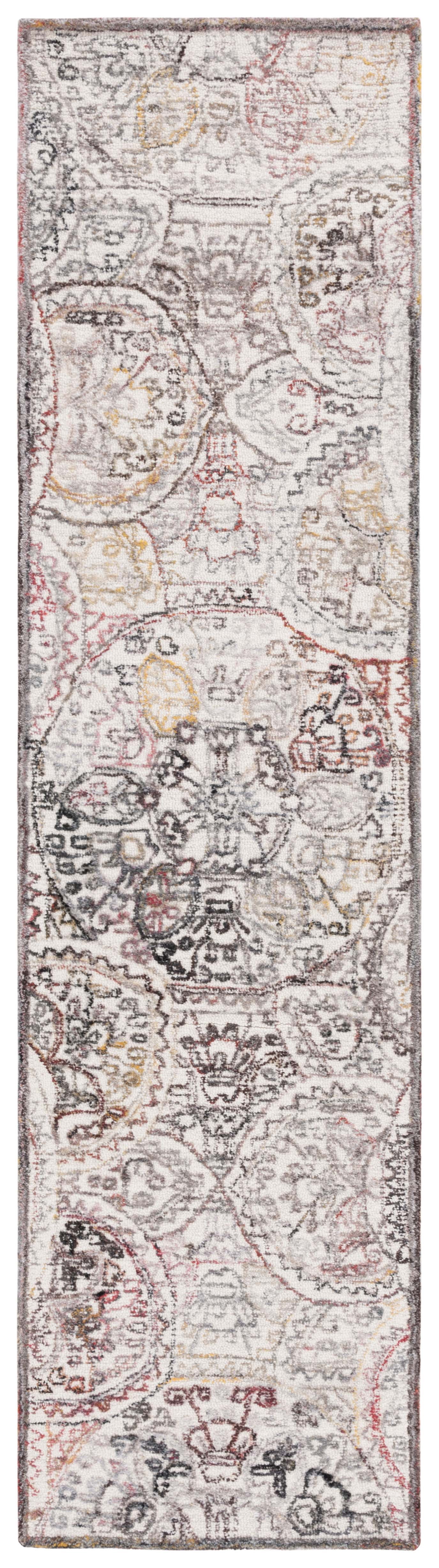 Safavieh Metro Luvina Medallion Runner Rug, Ivory/Red, 2'3" x 9'