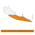thumbnail image 3 of For 12-14 Camry Front Engine Splash Shield Under Cover Guard Plastic Driver Side, 3 of 5
