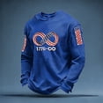 thumbnail image 2 of CUSTG Men T-Shirts Long Sleeve Thermal Shirt Knit Fabric Crewneck Casual Comfort Tops Celebrate America's 250th Anniversary Soft 1776-2026 4th Of July Tee, 2 of 3