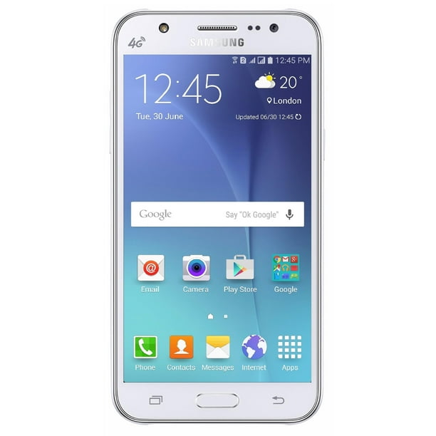 pestaña Deslumbrante en voz alta Samsung Galaxy J5 J500M 8GB Unlocked GSM 4G LTE Android Cell Phone - White  - Walmart.com