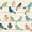 Cream Teal, variant on Erosebridal Coastal Bird Animals Twin Quilt Set,Rustic Branch Twin Coverlet Set,White Gray,2-Piece,1 Bedspread and 1 Pillowcase