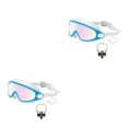 thumbnail image 4 of Eigraketly Niños Gafas de natación Niños Niñas Piscina A prueba de niebla Gafas impermeables a prueba de fugas Gafas Gafas Equipo deportivo Tipo 1 Azul 2piezas, 4 of 6