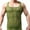 Green, variant on qolati Men's Tank Tops Sleeveless Mesh Vest See Throughs Shirts Muscle Fitted Fishnet Hollow Out Vest Undershirt