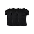 thumbnail image 2 of Kaerm 3 Pack Youth Athletic Shirts for Boys Short Sleeve Sport T Shirt Dry Fit Athletic Performance Black 150, 2 of 3