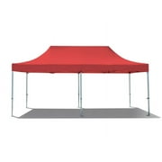TentandTable Speedy Pop-up Party Tent 40mm, Red, 10 ft x 20 ft