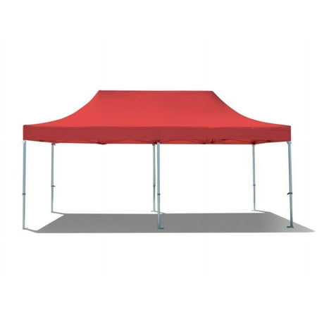 TentandTable Speedy Pop-up Party Tent 40mm, Red, 10 ft x 20 ft