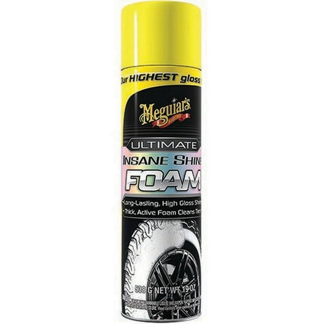 Abrillantador de Llantas EN Espuma MEGUIAR´S ULTIMATE INSANE SHINE FOAM 538 g