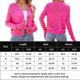 thumbnail image 2 of Cárdigan Cárdigan sexy básico para mujer, cárdigan simple de manga larga, traje diario (rosa roja L) Cgtredaw Rosa roja T L para Mujer, 2 of 6