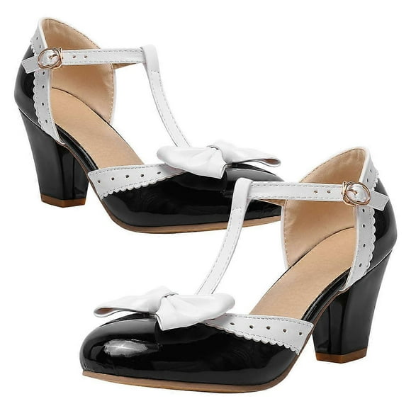 Bow High Heel Sandals Heel Sandals for Woman in Black 39 Yard