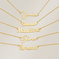 thumbnail image 2 of Custom Name Necklace for Women Personalised Cursive Letter Pendant Stainless Steel Jewelry Men Chain Choker Collar Personalizado, 2 of 5