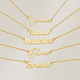 thumbnail image 2 of Custom Name Necklace for Women Personalised Cursive Letter Pendant Stainless Steel Jewelry Men Chain Choker Collar Personalizado, 2 of 5