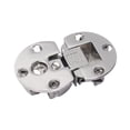 thumbnail image 4 of simhoa 2 Pcs Charnières Rabattables Charnières à Bord Rond Lisse pour Machine à Coudre Table Meuble 6,5cmx4cm, 4 of 7