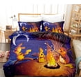 thumbnail image 4 of Cartoon Animation Baokemeng 3D Digital Printing Bedding Quilt Cover Three-piece Set-Jinjin, 4 of 4
