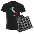 thumbnail image 6 of CafePress - Italy Flag And Map Men's Dark Pajamas - Men's Dark Loose Fit Cotton Pajama Set, 6 of 7