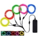 thumbnail image 2 of Cable luminoso Led brillante para decoración de coche, 300cm, Halloween, neón, El alambre, ropa Diy para Navidad, 2 of 5
