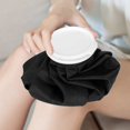 thumbnail image 3 of Bolsa de hielo reutilizable de 9 pulgadas, paquete para el dolor, alivio de lesiones deportivas, primeros auxilios, terapia de enfriamiento frío y caliente (negro), 3 of 8