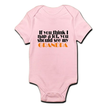 

CafePress - Grandpa Naps Infant Creeper - Baby Light Bodysuit