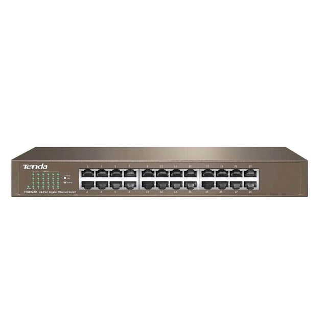 Switch Tenda TEG1024D Gigabit Ethernet de 24 Puertos