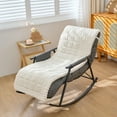 thumbnail image 6 of TOPCHANCES Chaise Lounge Cover, Rocking Chair Protector, Patio Swing Bench Protective Pads Sofa Pets Mat for Outdoor Indoor Furniture (Off-white), 6 of 11