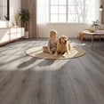 thumbnail image 4 of Costway 24-Pack 36 Sq.Ft Floor Tile Vinyl Flooring, Waterproof Vinyl Plank Flooring Gray, 4 of 9