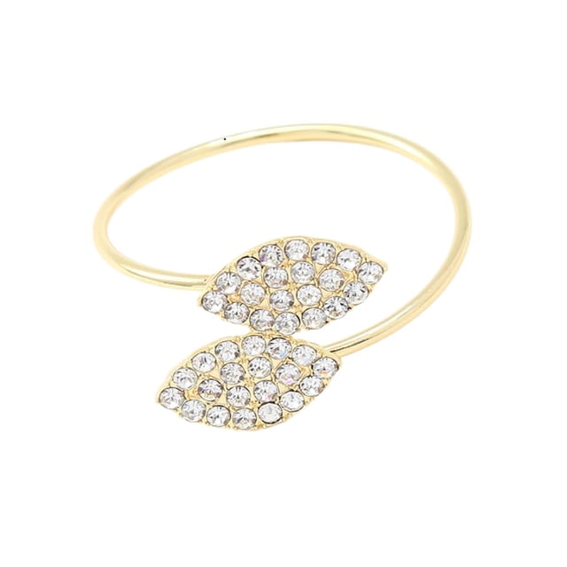 Servilleteros 12 piezas de botones de servilleta en forma de trébol de dos hojas dorado para bodas, hoteles, mesas, servilletas, anillos dorados