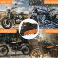 thumbnail image 6 of OFFCURVE Motorcycle Cover XL, Adjustable Motorcycle Cover All Weather Protection Cover,Waterproof 210D Oxford Cloth Outdoor Cover, 96 x 41 x 49 inches, 1 Piece, 6 of 8