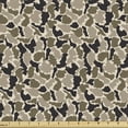 thumbnail image 1 of Camouflage Fabric by the Yard, Continuous Pattern with Abstract Spots in Earth Tones, Upholstery Fabric for Dining Chairs Home Decor Accents, 10 Yards, Warm Taupe Sepia by Ambesonne, 1 of 4