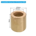 thumbnail image 2 of M10 Brass Spacers, 8 Pcs Metal Spacer Brass 10mm ID x 16mm OD x 18mm L Screw Standoff for 3/8 Inch or M10 Screw, 2 of 5