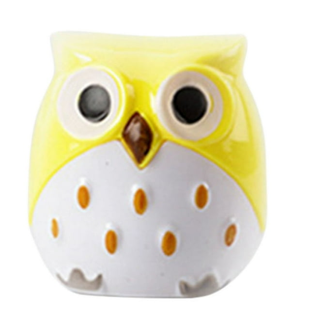 Cute Lovely Owl Plastic Pencil Sharpener Creative Stationery For School Kids