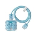 thumbnail image 1 of TISHITA Housse de Protection pour Câble de Chargeurs, Protecteur de Chargeur Rapide Mignon, Étui de Protection 3D Nœud Bleu, 1 of 8