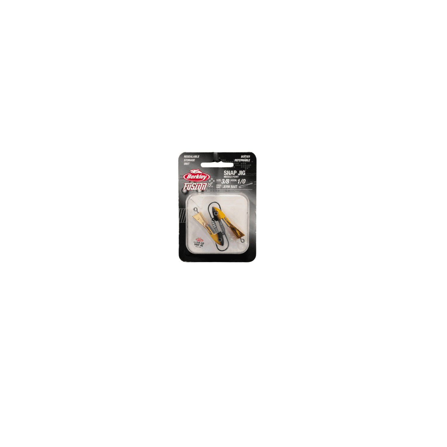 Berkley Fusion19 Snap Jigs, Fool's Gold, 3/8 oz, 1/0 Hook Size