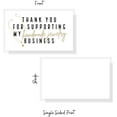 thumbnail image 3 of Thank You For Supporting My Handmade Jewelry Business Cards  50 Pack  2x3.5 Business Card Size  Jewelry Consultant  Small Business  White Card Design, 3 of 7