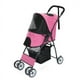 thumbnail image 4 of Pet Dog Cat Stroller Carrier Ultra Lightweight Travel Stroller Compact 360 Rotation Wheel Collapsible Puppy Buggy and Dog Prams ShopWise Round, 4 of 9