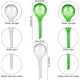 thumbnail image 2 of 12 Pack Small Synthetic Glass Watering Globes For Indoor Plants - Bulbs Drip Irrigation 2" Diameter - Pvc Self Watering Equipment For Plants Hy, 2 of 4