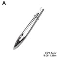 thumbnail image 3 of Stainless Steel Food Tongs with Sliding Bar for Grilling Salad, 3 of 8