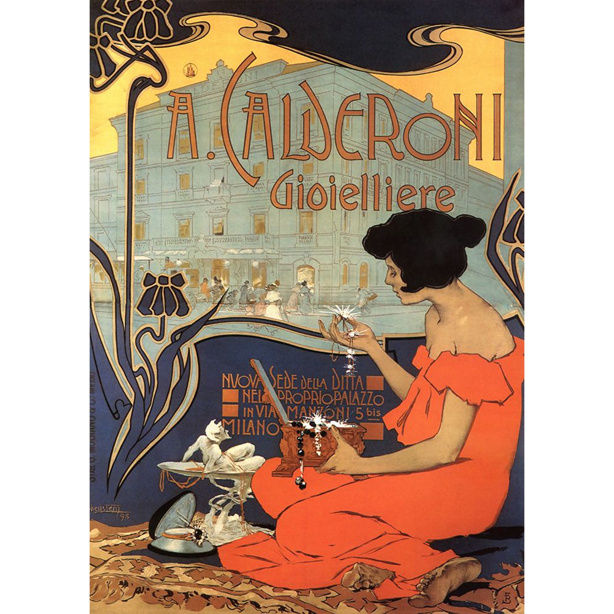 Calderoni Poster Print - Apple Collection Vintage (12 x 17)