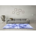 thumbnail image 3 of Ahgly Company Indoor Rectangle Abstract Blue Modern Area Rugs, 2' x 3', 3 of 4
