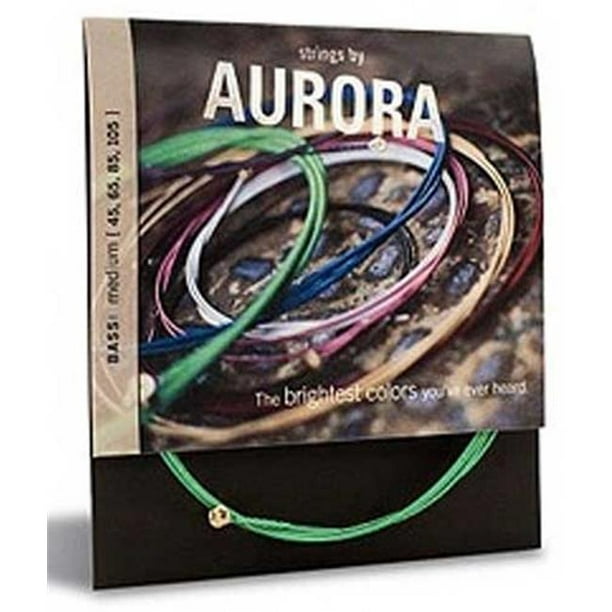 Aurora 45-105 Nitro .ORG. Standard 45-105 Jauge Cordes de Guitare Basse- Nitro Orange