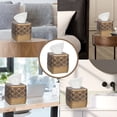 thumbnail image 5 of Resin Tissue Box Cover for Modern Home Decor - Minimalist Square Tissue Box Holder for Guest Room, Bedroom, Bathroom, Tabletop & Office - Durable and Aesthetic Tissue Holder, Spindle, 5 of 5
