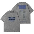 thumbnail image 1 of Willow Avalon Southern Belle Raisin Hell Tour 2025 Wash T-Shirts Unisex Cotton Short Sleeve Tee, 1 of 6