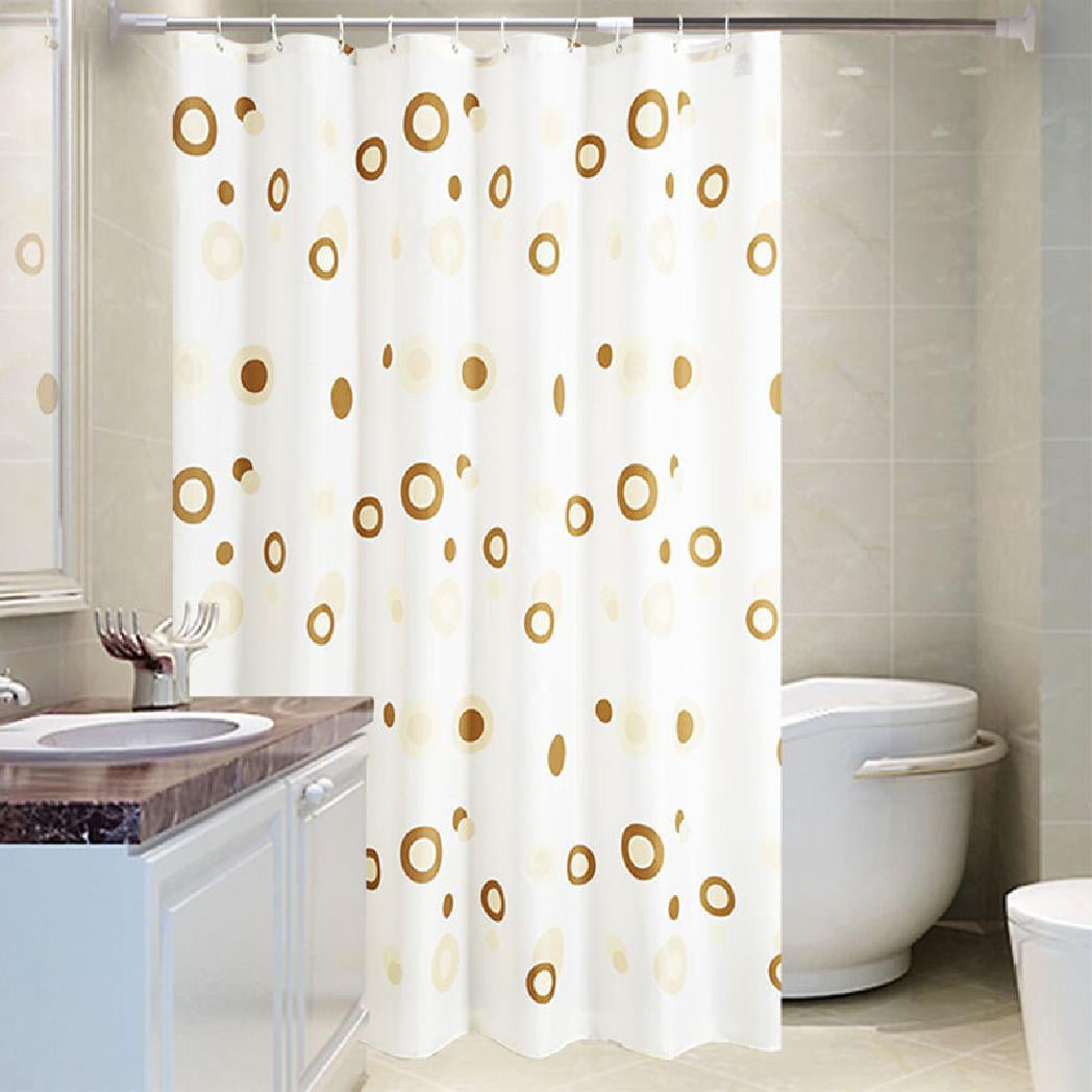 Details about   1 Pc Thickened Imitation Shower Curtains Solid Hotel Waterproof Bathroom Curtain 