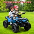 thumbnail image 3 of EastVita 2 Seater Ride On Car,24V Licensed Can-Am Electric ATV Car for Kids, 4 Wheeler Electric Toy Car with Bluetooth,Led,Leather Seaters,5 Mph Max Speed, 3 of 7
