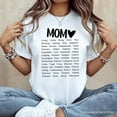 thumbnail image 5 of Words That Define Mom T-Shirt, Sweet Loving Mother&rsquo;s White Tee for Strong and Beautiful Mothers, 5 of 6
